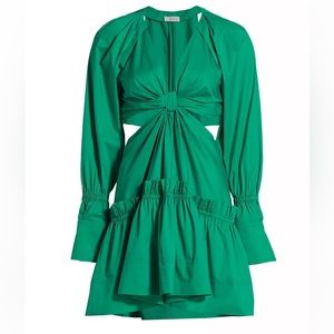 A.L.C. Green cutout dress
